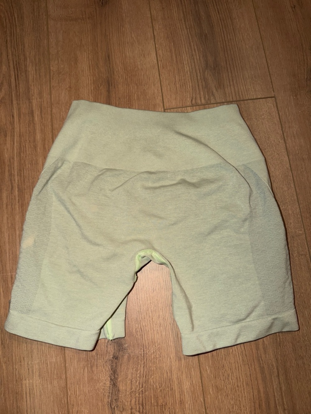 Alphalete Light Green Women's Athletic Bike Shorts